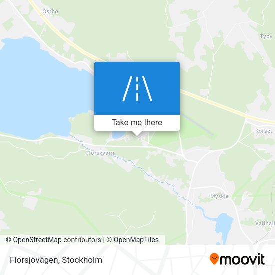 Florsjövägen map