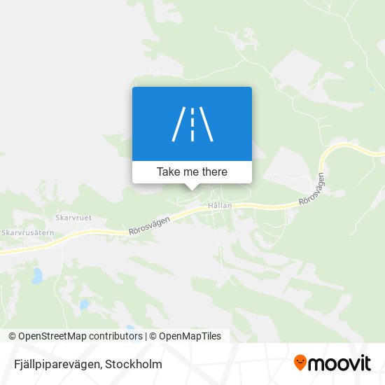 Fjällpiparevägen map