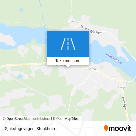Sjukstugevägen map