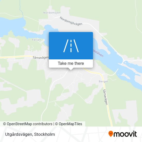 Utgårdsvägen map