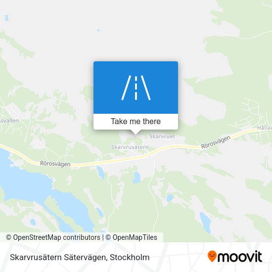 Skarvrusätern Sätervägen map