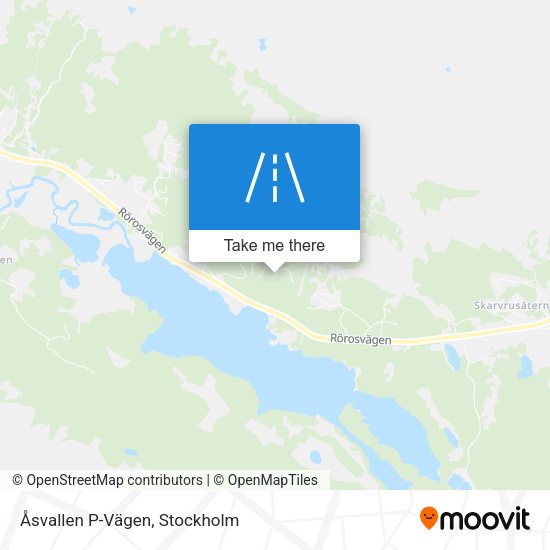 Åsvallen P-Vägen map