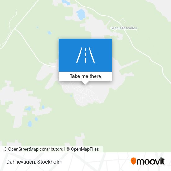 Dählievägen map