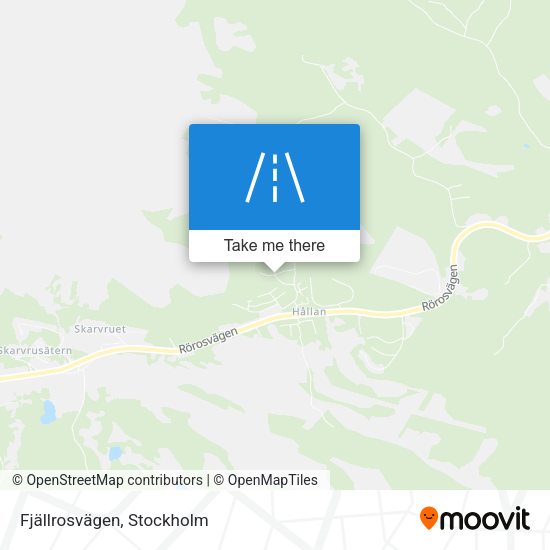 Fjällrosvägen map