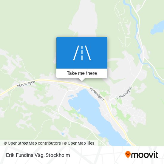 Erik Fundins Väg map