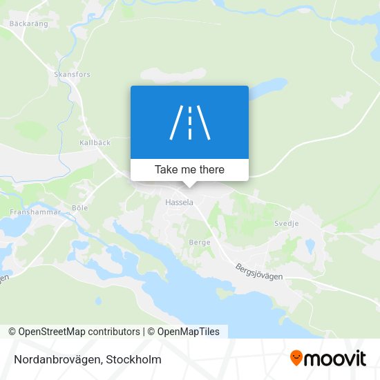 Nordanbrovägen map