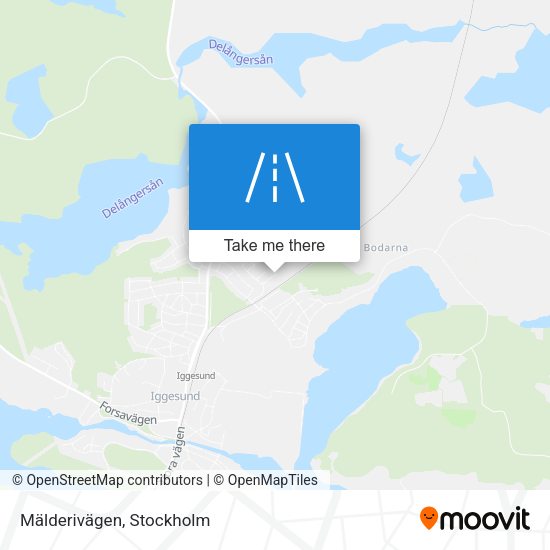 Mälderivägen map