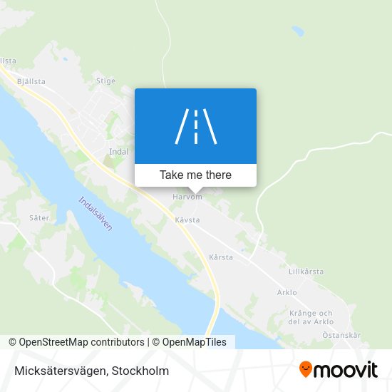 Micksätersvägen map