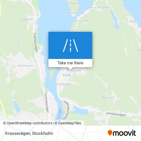 Krassevägen map