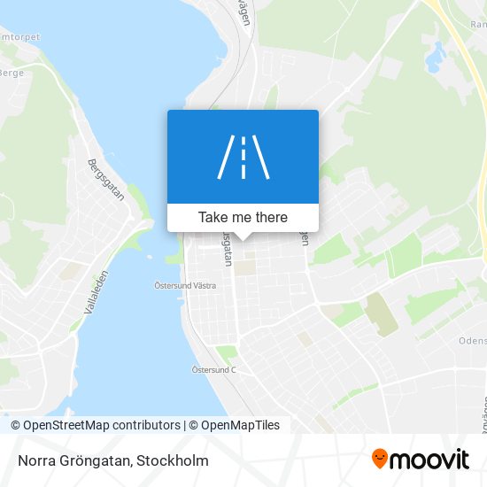 Norra Gröngatan map