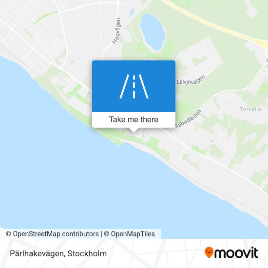 Pärlhakevägen map