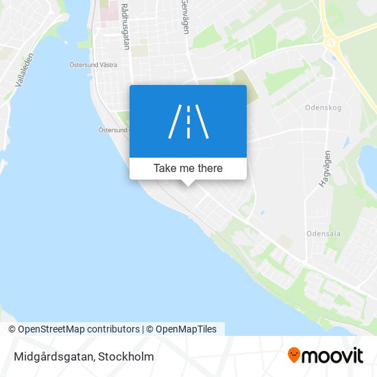 Midgårdsgatan map