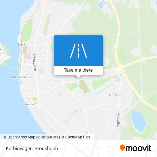 Karbinvägen map