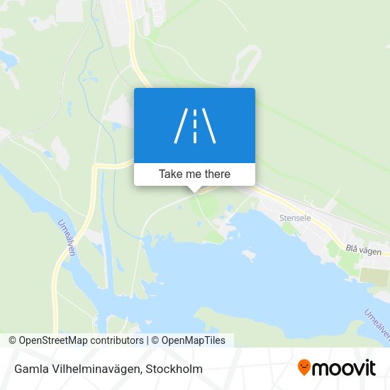 Gamla Vilhelminavägen map