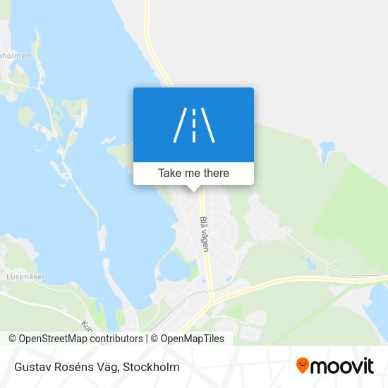 Gustav Roséns Väg map