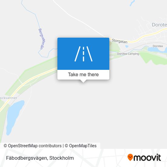 Fäbodbergsvägen map