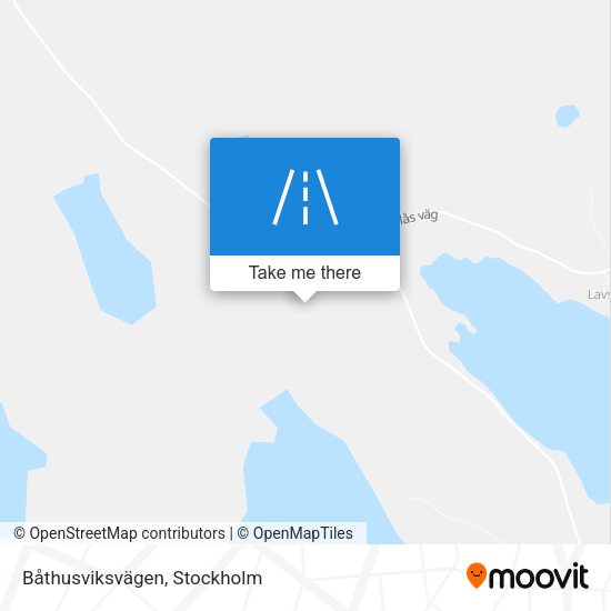 Båthusviksvägen map