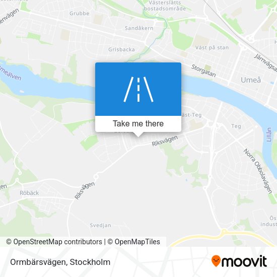Ormbärsvägen map