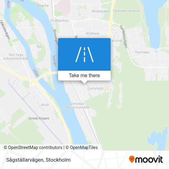 Sågställarvägen map