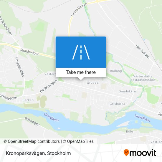Kronoparksvägen map