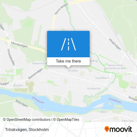 Tröskvägen map