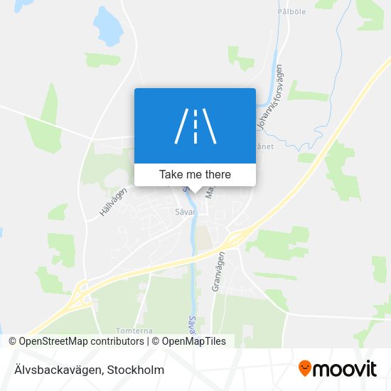 Älvsbackavägen map
