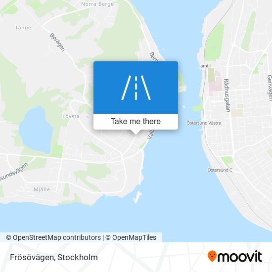 Frösövägen map