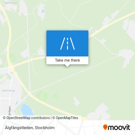 Älgfångstleden map