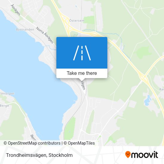 Trondheimsvägen map