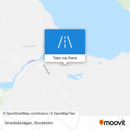 Smedsåsvägen map