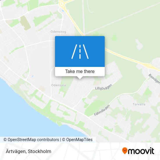 Ärtvägen map