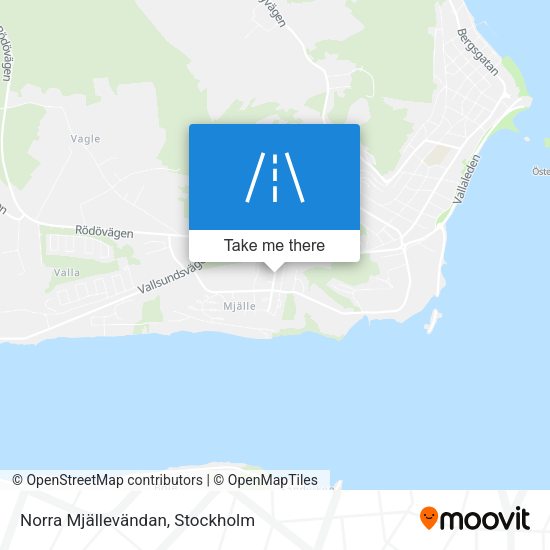 Norra Mjällevändan map