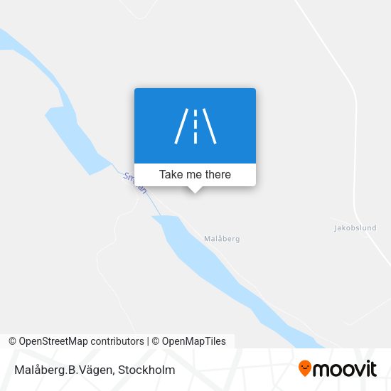 Malåberg.B.Vägen map