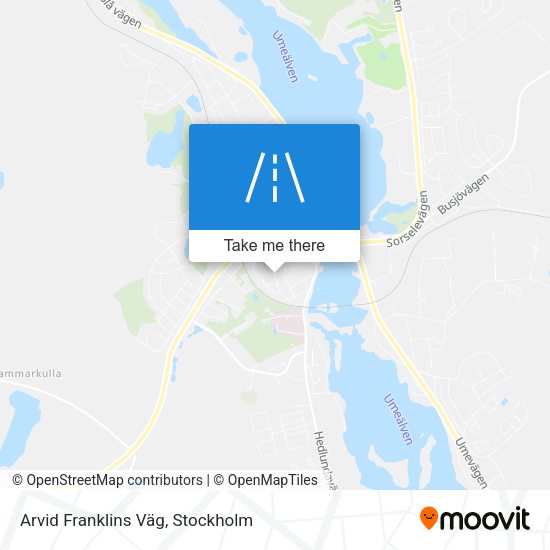 Arvid Franklins Väg map
