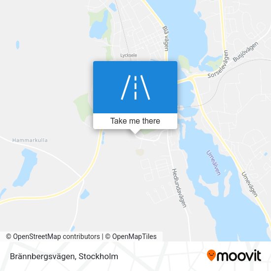 Brännbergsvägen map