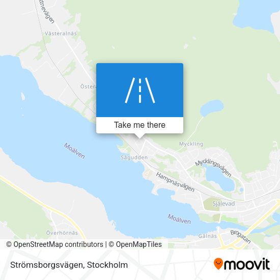 Strömsborgsvägen map