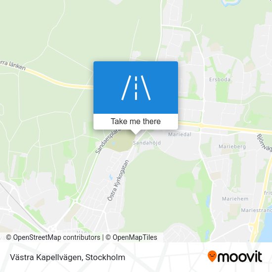 Västra Kapellvägen map