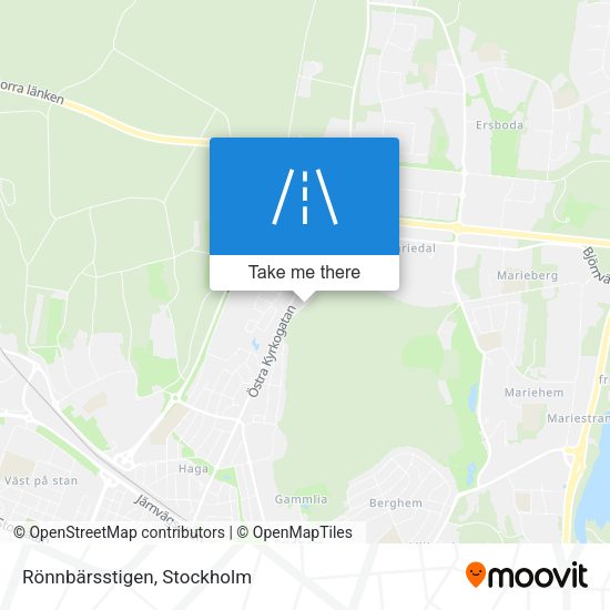 Rönnbärsstigen map