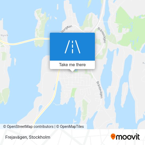 Frejavägen map