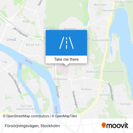 Försörjningsvägen map