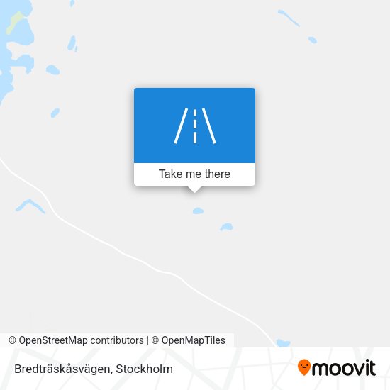 Bredträskåsvägen map