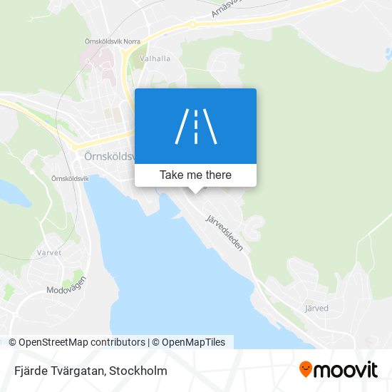 Fjärde Tvärgatan map