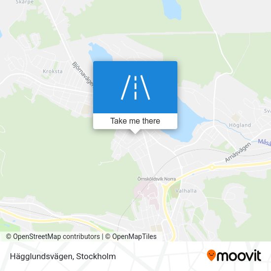 Hägglundsvägen map