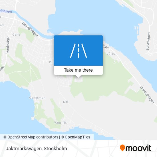 Jaktmarksvägen map