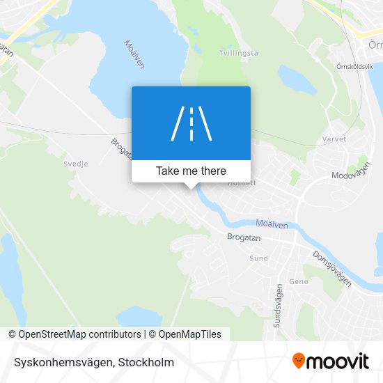 Syskonhemsvägen map