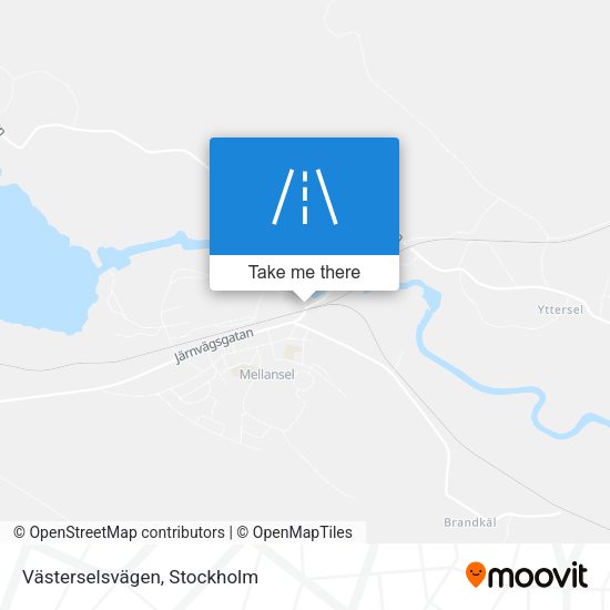Västerselsvägen map
