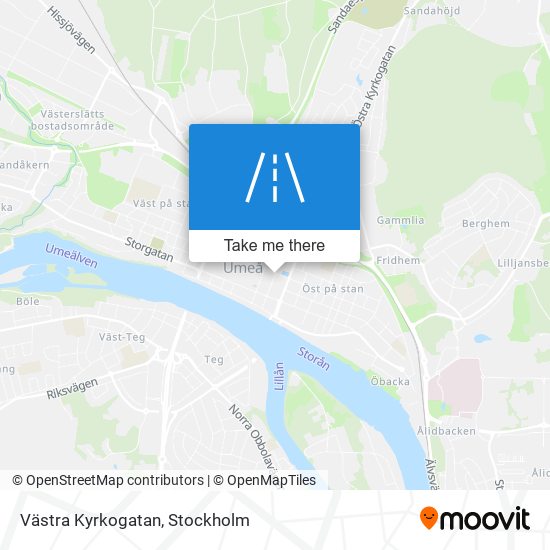 Västra Kyrkogatan map