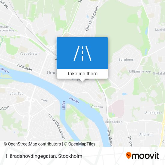 Häradshövdingegatan map