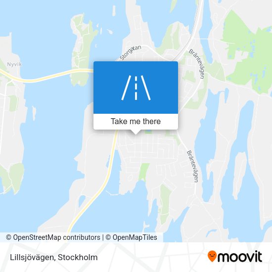 Lillsjövägen map