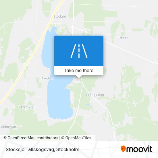 Stöcksjö Tallskogsväg map